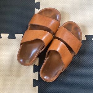 Feit Hand Molded Two Strap Sandals